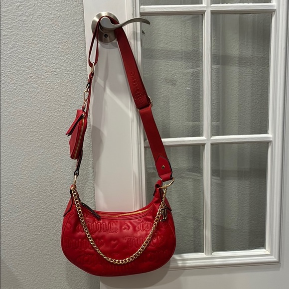Juicy Couture Red Crescent shoulder bag - Picture 1 of 11